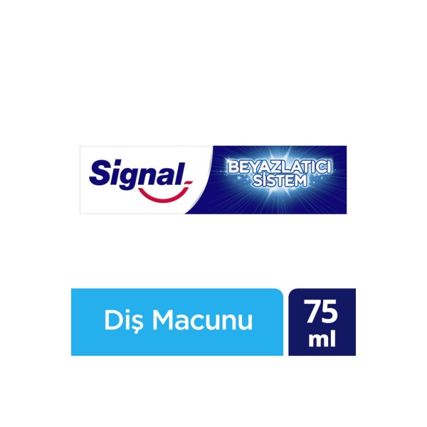 Beyazlatıcı Sistem Diş Macunu 75 ml