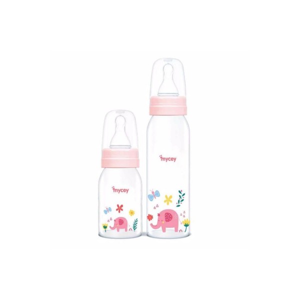 Mycey 2'li Cam Biberon 125 ml - 250 ml